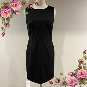 Ann Taylor Elegant Black Sleeveless‎ mini Dress